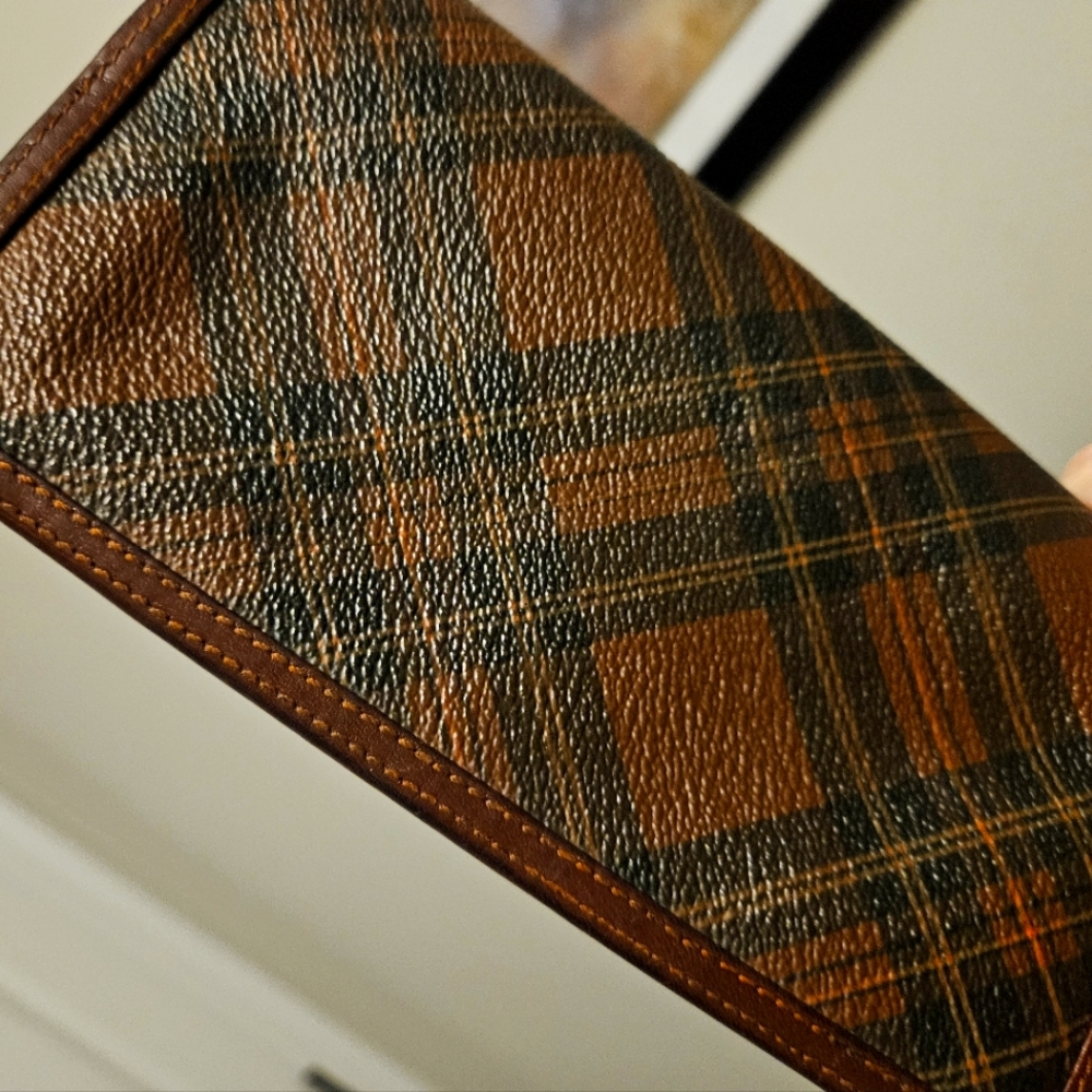 Ralph Lauren Plaid Slim Fold Wallet